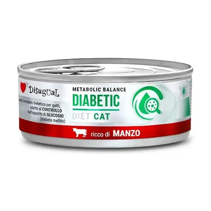 Disugual Diet Cat Diabetic Beef 12X85Gr