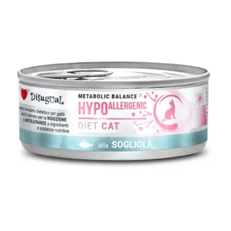 Disugual Diet Cat Ipoallergenico alla platessa, 12x85