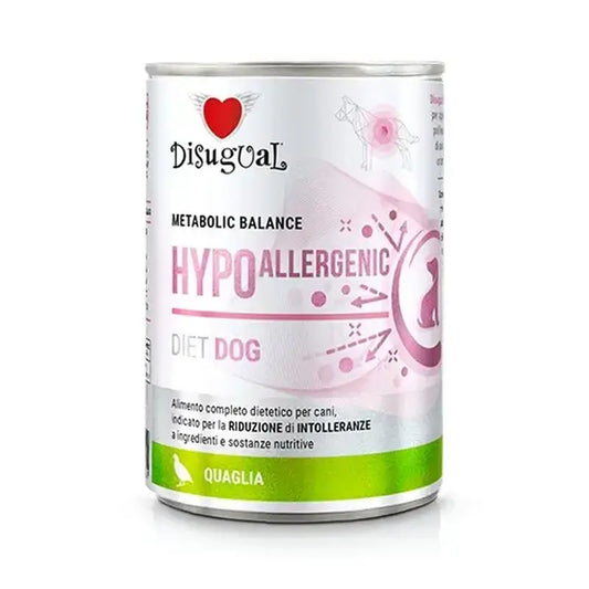 Disugual Diet Dog Ipoallergenico Quaglia 6X400Gr