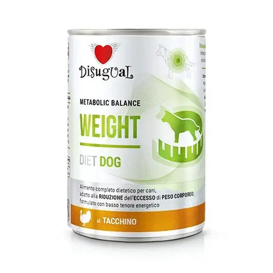 Peso per cani Disugual Diet Tacchino 6X400Gr