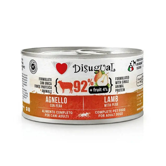Disugual Frutta cane agnello pera 12X150Gr