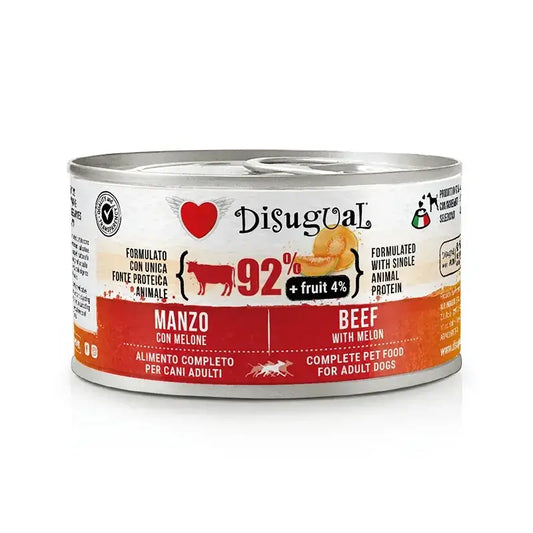 Disugual Fruit Dog Manzo Melone 12X150Gr