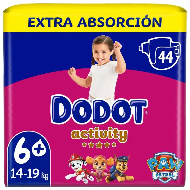 Dodot Activity Taglia 6+ (+14 kg), 44 pannolini