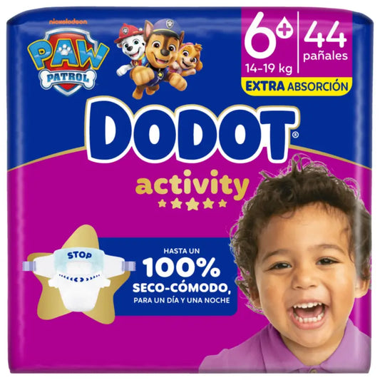 Dodot Activity Taglia 6+ (+14 kg), 44 pannolini
