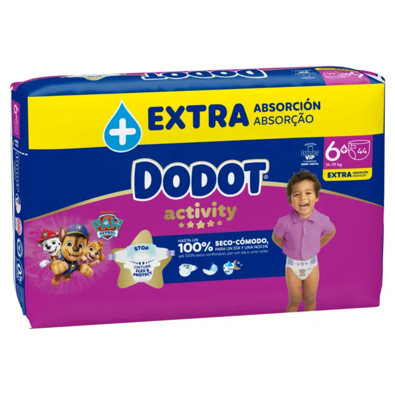 Dodot Activity Taglia 6+ (+14 kg), 44 pannolini