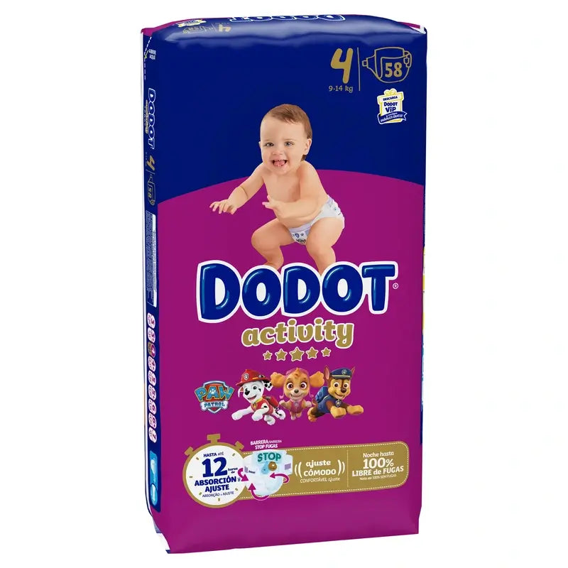 Pannolini Dodot Activity taglia 4, 58
