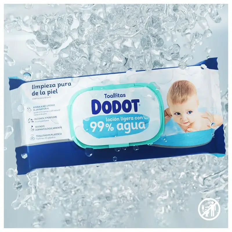 Salviette Dodot 99% Aqua, 4x60, 240 pz.