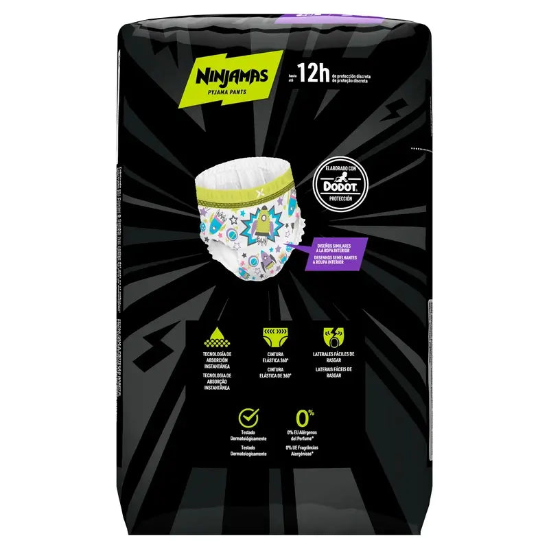 Dodot Pigiama taglia 7 Rocket, 10 Pannolini
