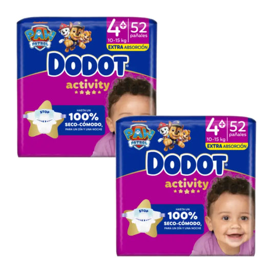 Dodot Activity Taglia 4+ (10-15Kg), 52 pannolini