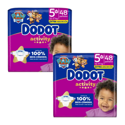 Dodot Activity Taglia 5+ (12-17 Kg), 48 pannolini