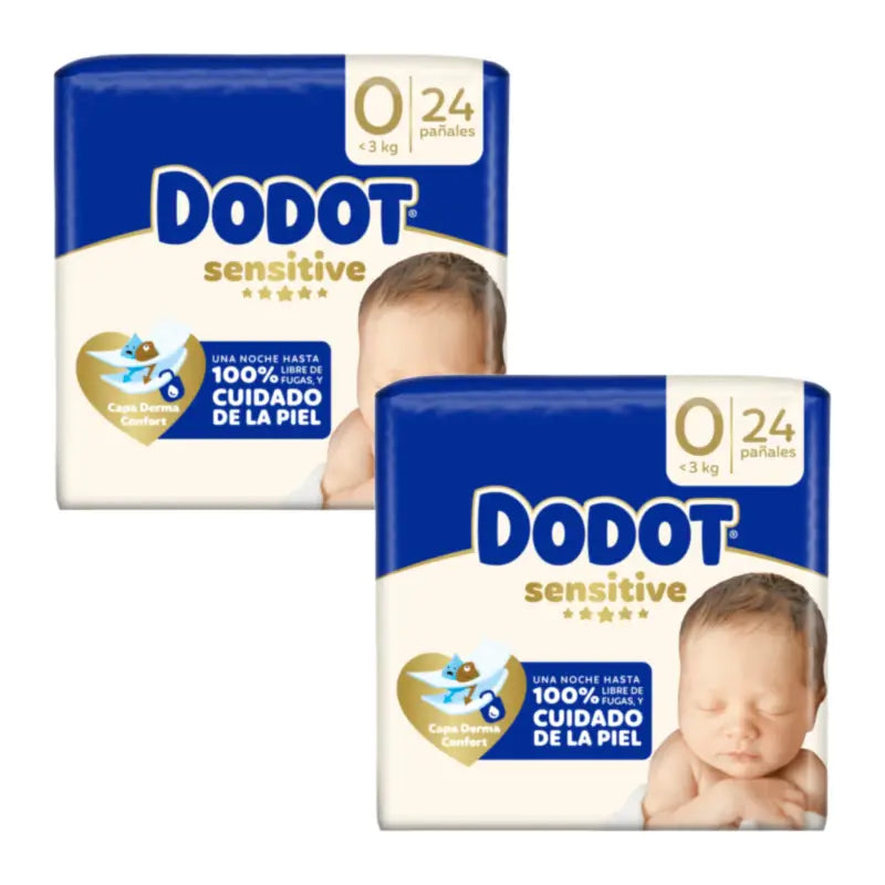 Dodot Sensitive Taglia 0 Neonato, 48 pannolini