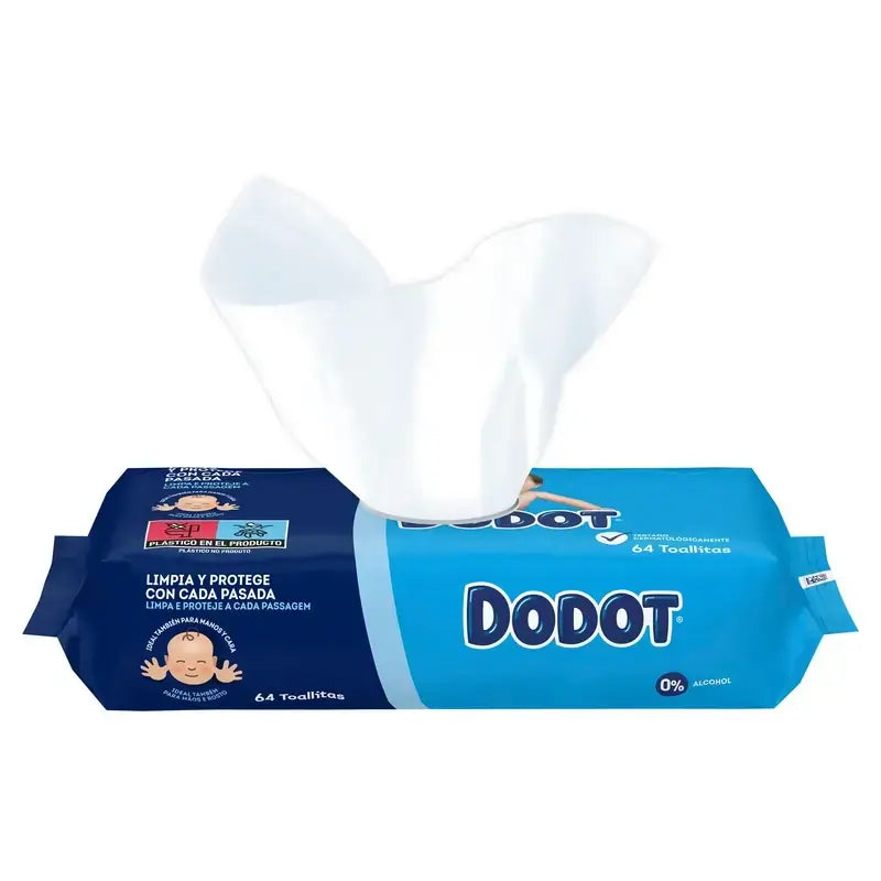 Salviette per bambini Dodot, 2x64 pezzi