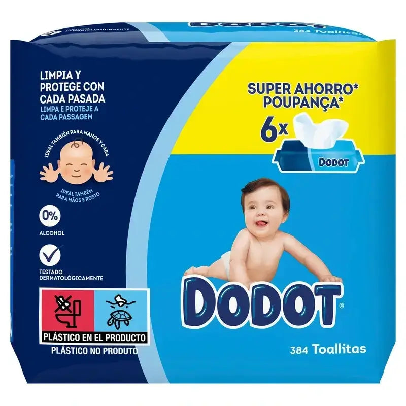 Salviette per bambini Dodot, 2x384 pezzi
