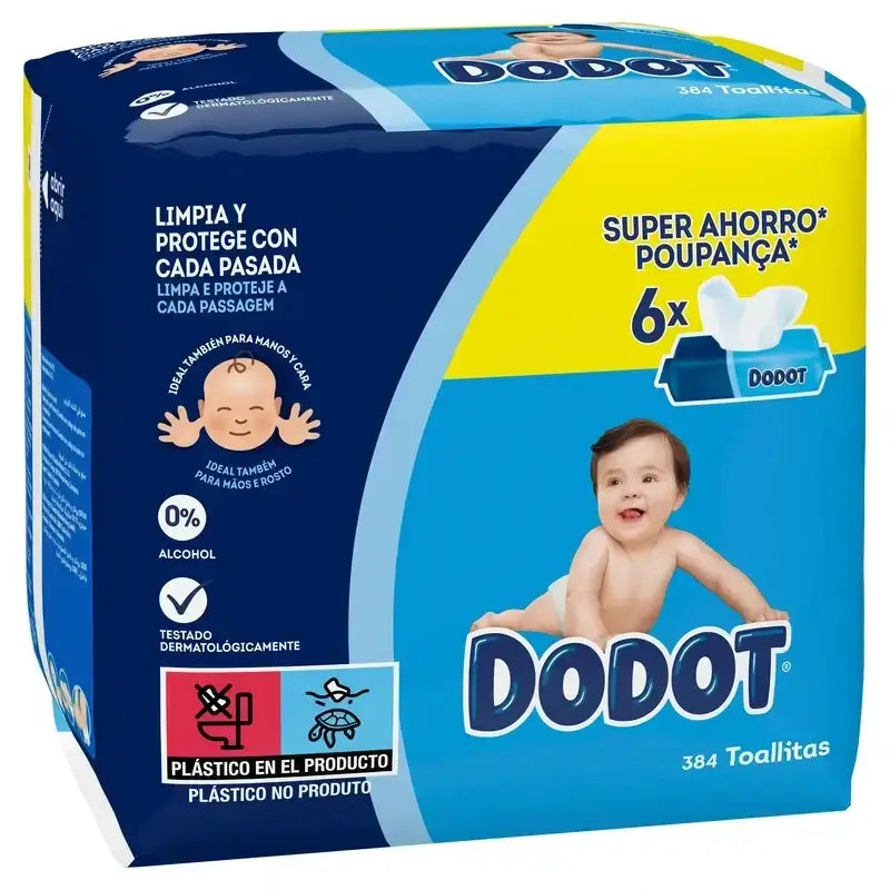 Salviette per bambini Dodot, 2x384 pezzi