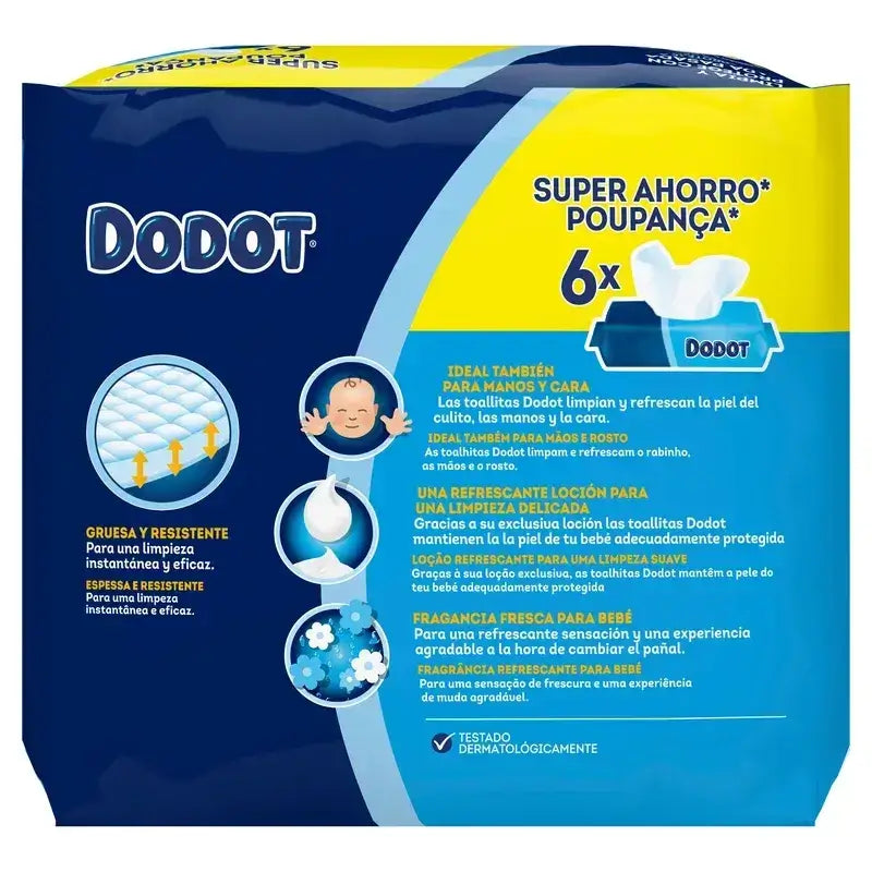 Salviette per bambini Dodot, 2x384 pezzi