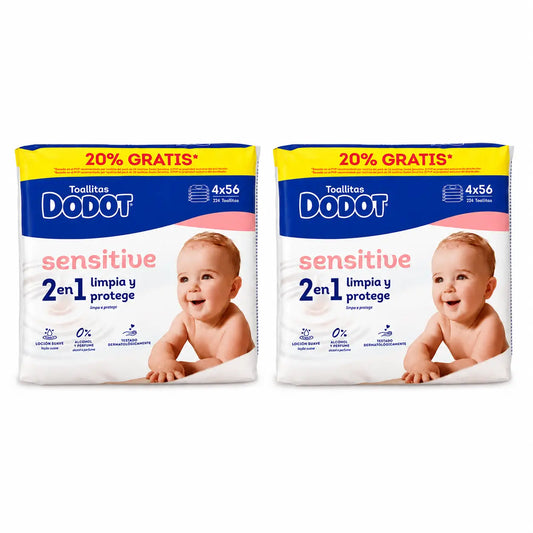 Dodot Salviette Sensitive, 2x224 unità