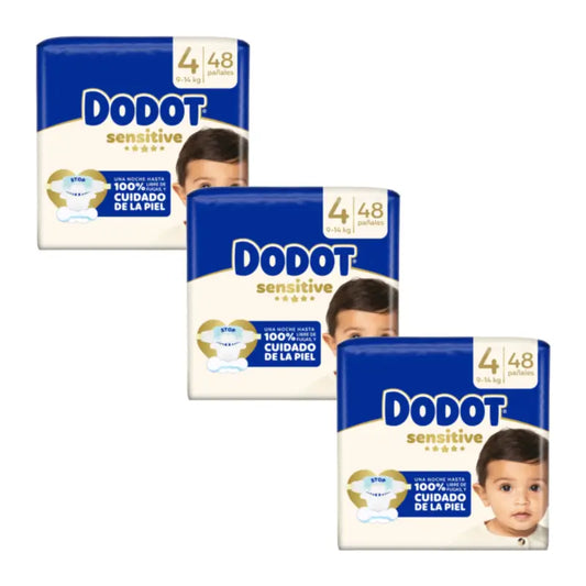 Dodot Sensitive Taglia 4 (6-10 Kg), 144 pannolini