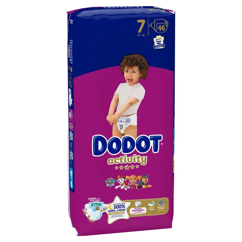 Dodot Activity Taglia 7, 15kg+, 46 pannolini