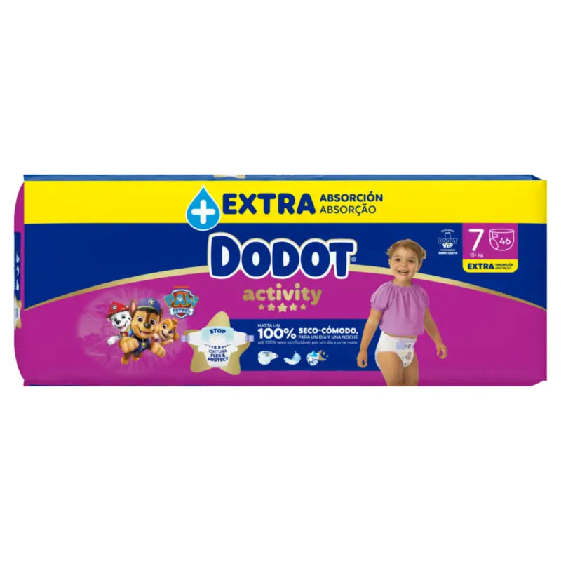 Dodot Activity Taglia 7, 15kg+, 46 pannolini