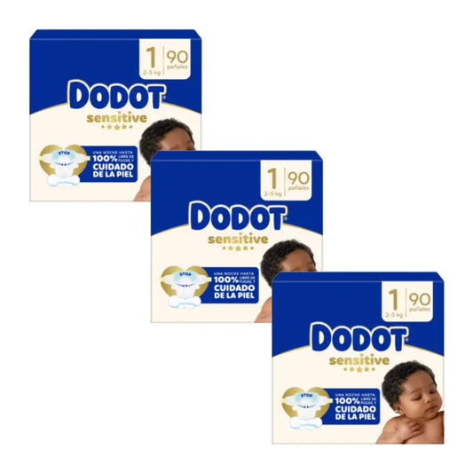 Dodot Pannolino Sensitive Sensitive Confezione Jumbo Taglia 1 , 3X90 Unità