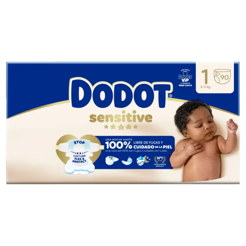 Dodot Sensitive taglia 1, 2kg-5kg, 90 pannolini