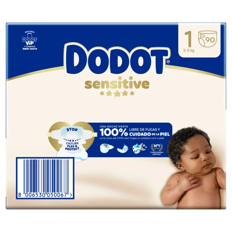 Dodot Sensitive taglia 1, 2kg-5kg, 90 pannolini