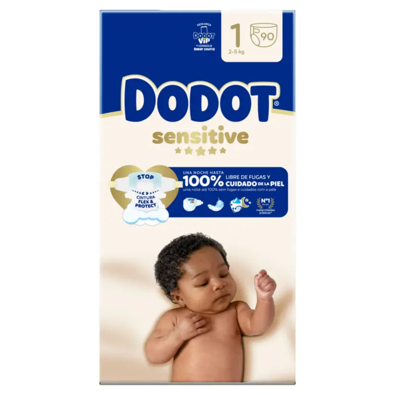 Dodot Sensitive taglia 1, 2kg-5kg, 90 pannolini