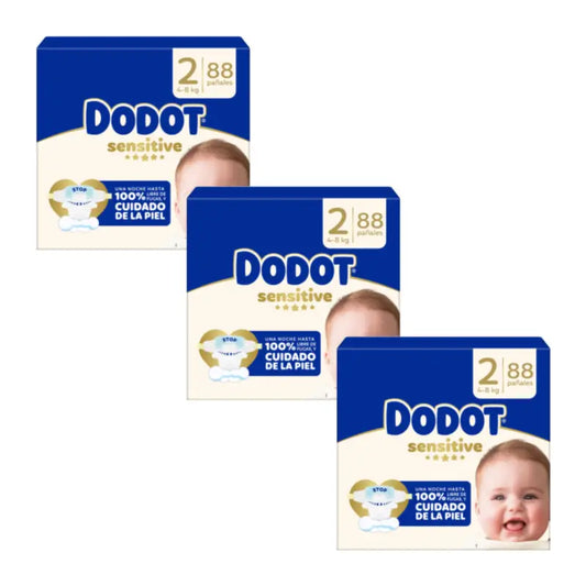 Dodot Pannolino Sensitive Confezione Jumbo Taglia 2, 3X88 Unità