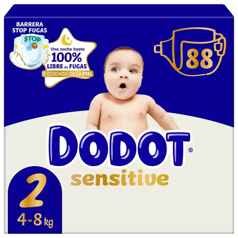 Dodot Sensitive taglia 2, 4kg-8kg, 88 pannolini
