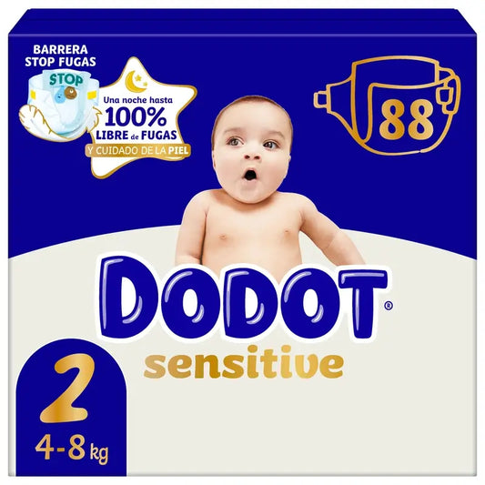 Dodot Sensitive taglia 2, 4kg-8kg, 88 pannolini