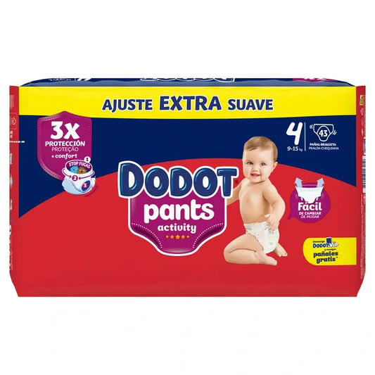 Dodot Pants Activity Taglia 4, 43 Pannolini