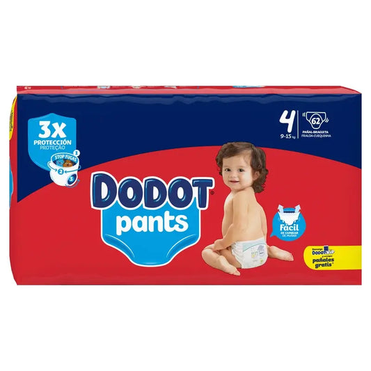 Dodot Pantalone taglia 4, 62 pannolini