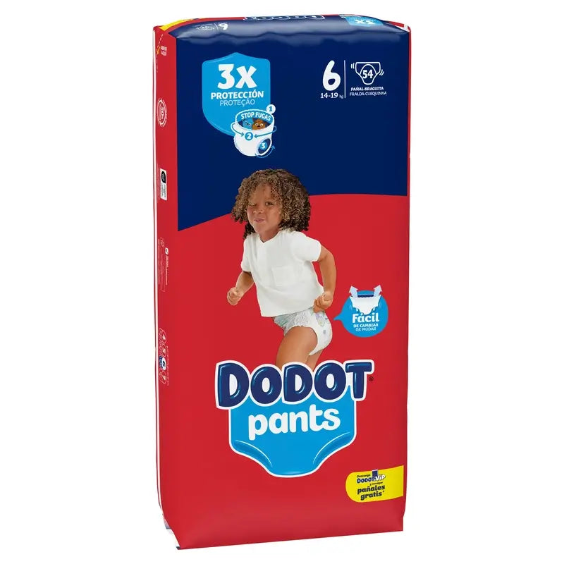 Dodot Pantalone Taglia 6, 54 Pannolini