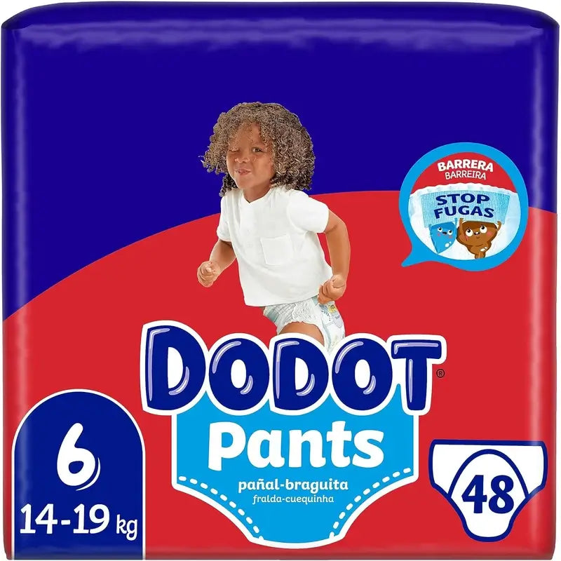 Dodot Pantalone pannolino taglia 6 , 48 pezzi