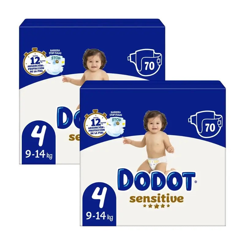 Dodot Sensitive Box Taglia 4, 2x70 pannolini