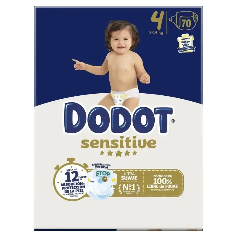 Dodot Sensitive Box Taglia 4, 2x70 pannolini