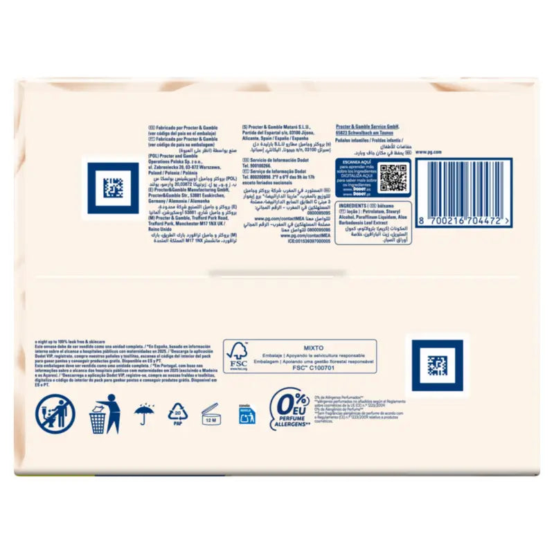 Dodot Sensitive Box Taglia 4, 2x70 pannolini