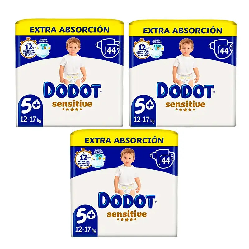 Dodot Sensitive taglia 5, 132 pannolini