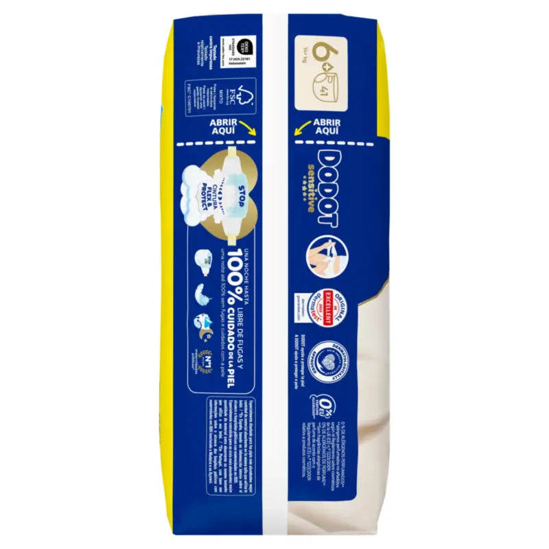 Pannolini Dodot Sensitive taglia 6, 41