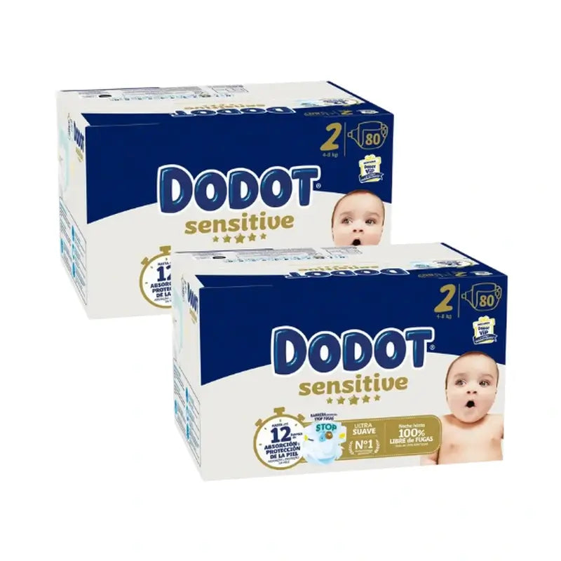 Dodot Sensitive taglia 2, 160 pannolini