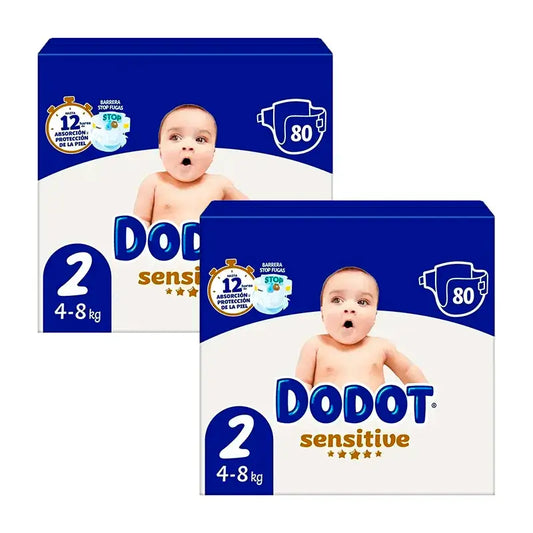 Dodot Sensitive taglia 2, 160 pannolini