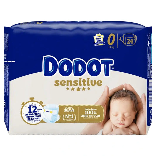 Dodot Sensitive taglia 0, 24 pannolini