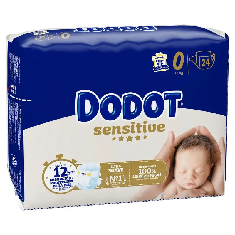 Dodot Sensitive taglia 0, 24 pannolini