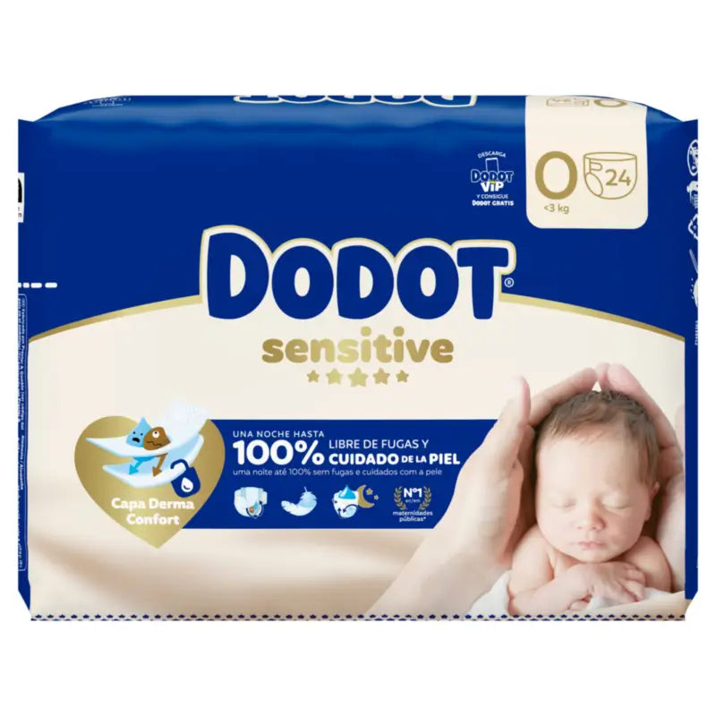 Dodot Sensitive taglia 0, 24 pannolini