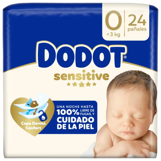 Dodot Sensitive taglia 0, 24 pannolini
