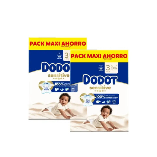 Dodot Sensitive Taglia 3 Pannolini 6-10 kg, Confezione 2x148