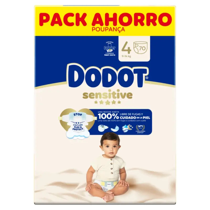 Dodot Sensitive Box Taglia 4, 70 pannolini