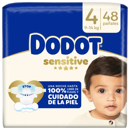 Dodot Sensitive Taglia 4 (9-14 Kg), 48 pannolini