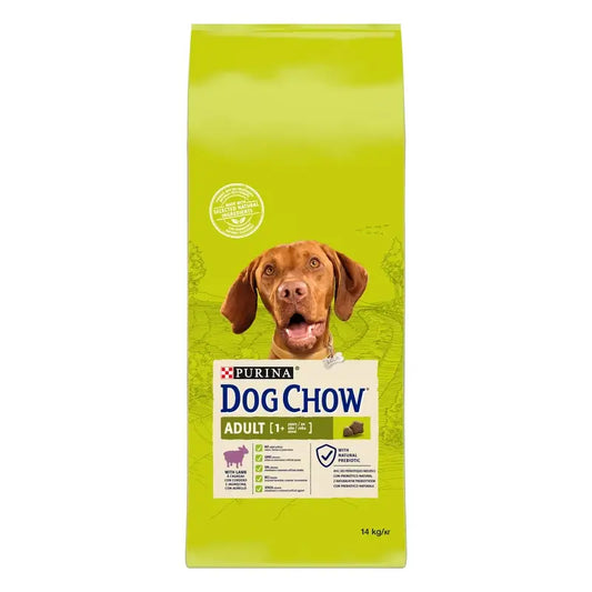 Dog Chow Canine Adult Lamb 14Kg, alimento per cani