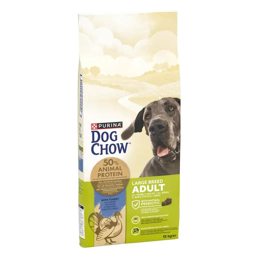 Dog Chow Puppy Large Breed Turkey Puppy Dry Food, 12 kg